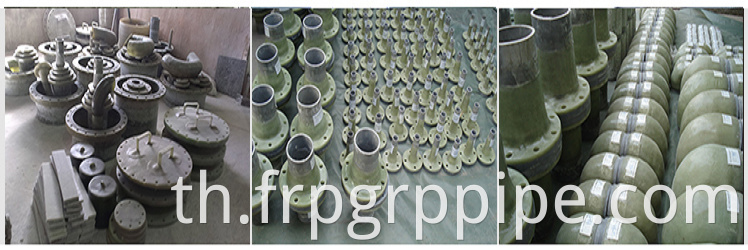 GRP Saddle Fiberglass หน้าแปลน FRP ELBOW ไฟเบอร์กลาส TEE GRP FRP อุปกรณ์ท่อ GRP ข้อศอก FRP PIPE หน้าแปลน Fitting 1 "2"